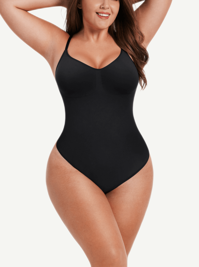 Keira|Seamless Sculpting Thong Bodysuit Shapewear
