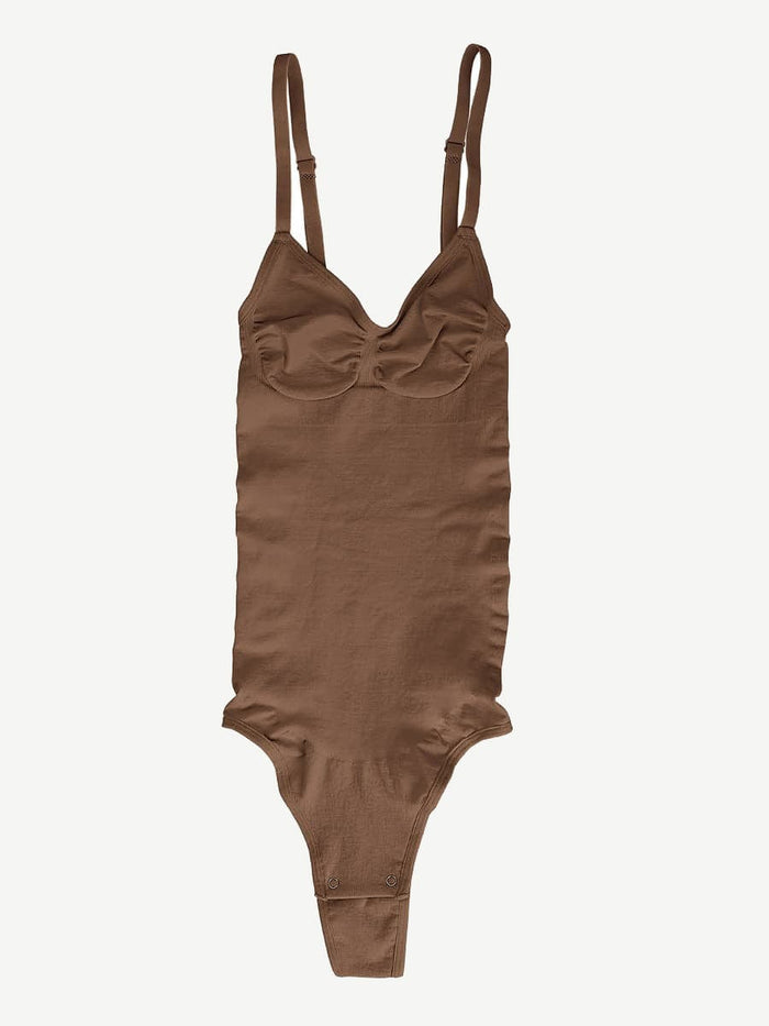 Keira|Seamless Sculpting Thong Bodysuit Shapewear